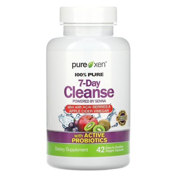 Purely Inspired 7 - Day Cleanse Detox Capsules Easy To Swallow 42 Capsules