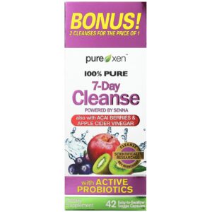 Purely Inspired 7 - Day Cleanse detox capsules easy to swallow 42 capsules