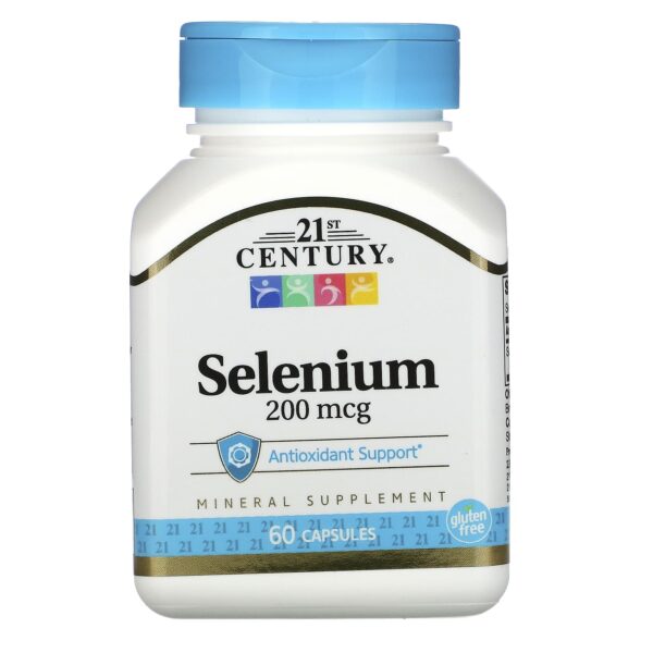 21St Century Selenium Minaral Supplement - 200 Mcg 60 Capsules