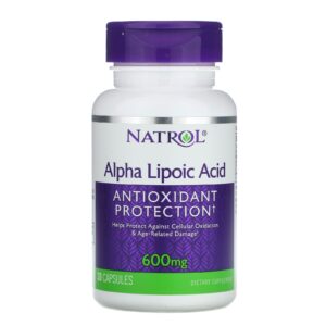 Natrol alpha lipoic acid 600 mg antioxidant protection – 30 Capsules