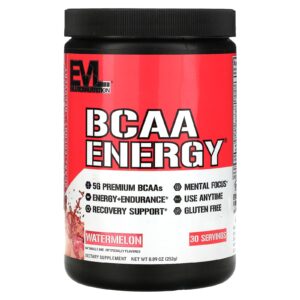 EVLution Nutrition BCAA ENERGY with Watermelon - (252 g)