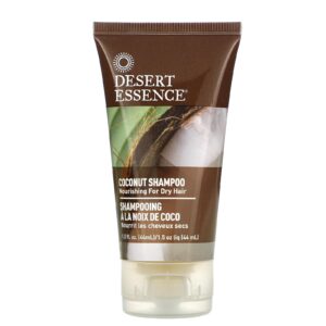 Desert Essence Travel Size Coconut Shampoo hair moisturizer - 1.5 fl oz (44 ml)