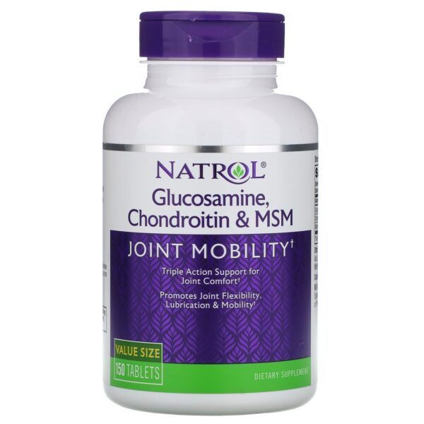Glucosamine - Chondroitin &Amp;Amp; Msm - 150 Tablets - Natrol