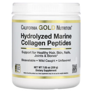 California Gold Nutrition hydrolysed marine collagen powder – non flavored 200g
