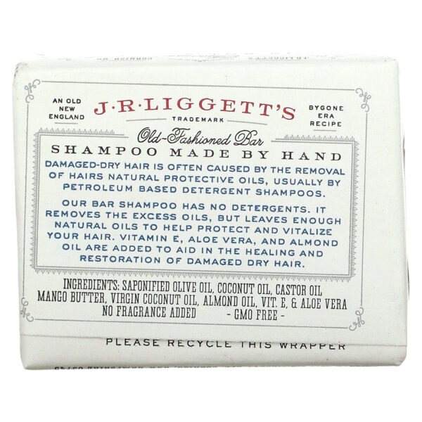J.r. Liggett'S Old Fashioned Shampoo Bar Jojoba &Amp; Peppermint Healthy Hair Promoter - 3.5 Oz (99 G)
