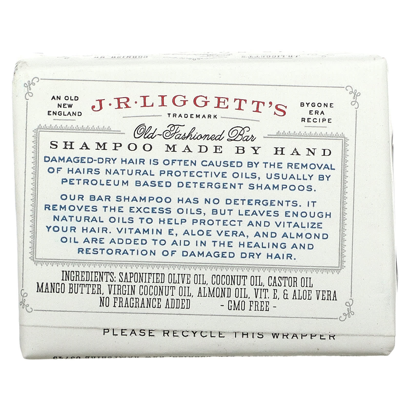 Jr Liggett'S Solid Shampoo Bar Advantages