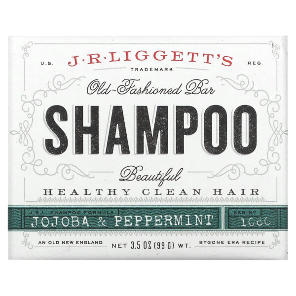 Jr Liggett'S Old-Fashioned Bar Shampoo Moisturizing Formula Thickness Enhancer - 3.5 Oz (99 G)