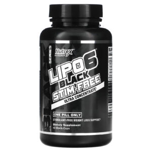lipo 6 Black Stim Free caps ultra concentrate for weight loss