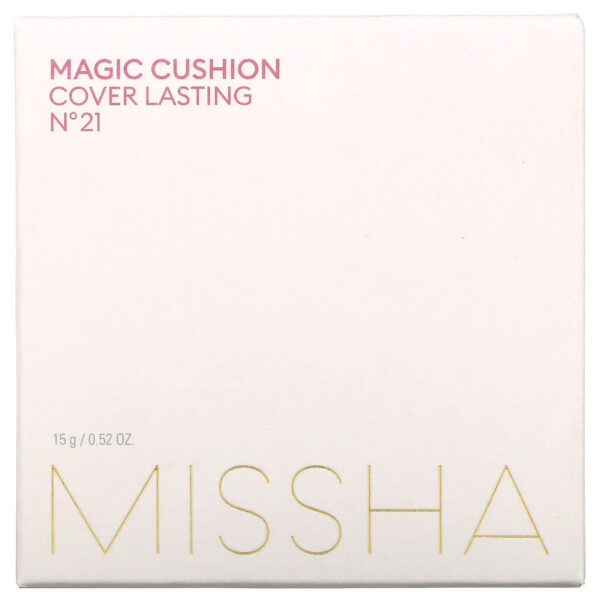 Missha Magic Cushion Cover Lasting - No. 21 Light Beige 0.52 Oz (15 G)