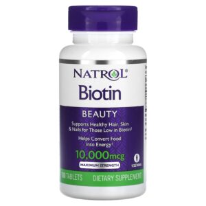 Natrol Biotin Beauty Maximum Strength tablets 10000 mcg - 100 tablets