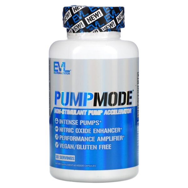 Pumpmode - 60 Veggie Capsules - Evlution Nutrition