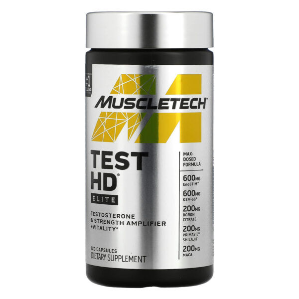 Test Hd Elite Caps Muscletech Testosterone &Amp;Amp; Strength Amplifier 120 Capsules
