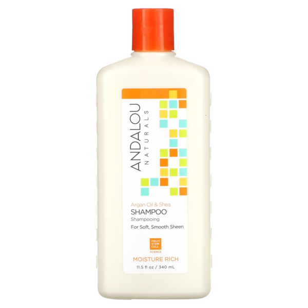 Andalou Naturals Shampoo Moisture Rich Argan Oil &Amp;Amp; Shea Butter - 340 Ml