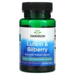 Swanson lutein & bilberry for eyes and vision health