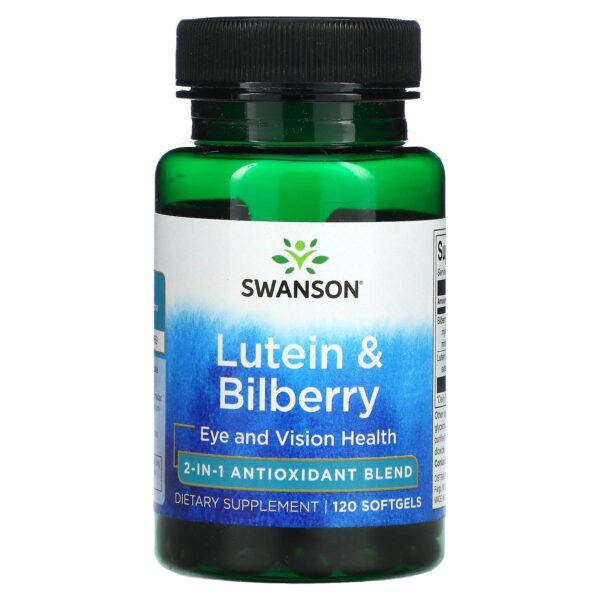 Swanson Lutein &Amp;Amp; Bilberry For Eyes And Vision Health